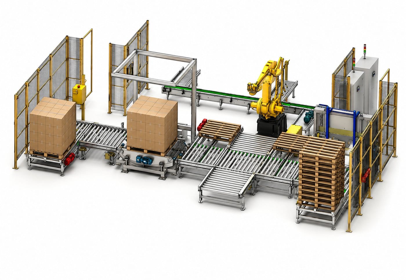Robot Palletizer and Sorting System